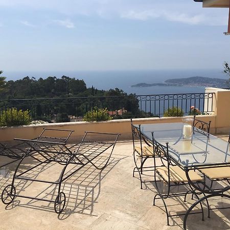 Sunny Panoramic Balcony Apartment Eze Bagian luar foto