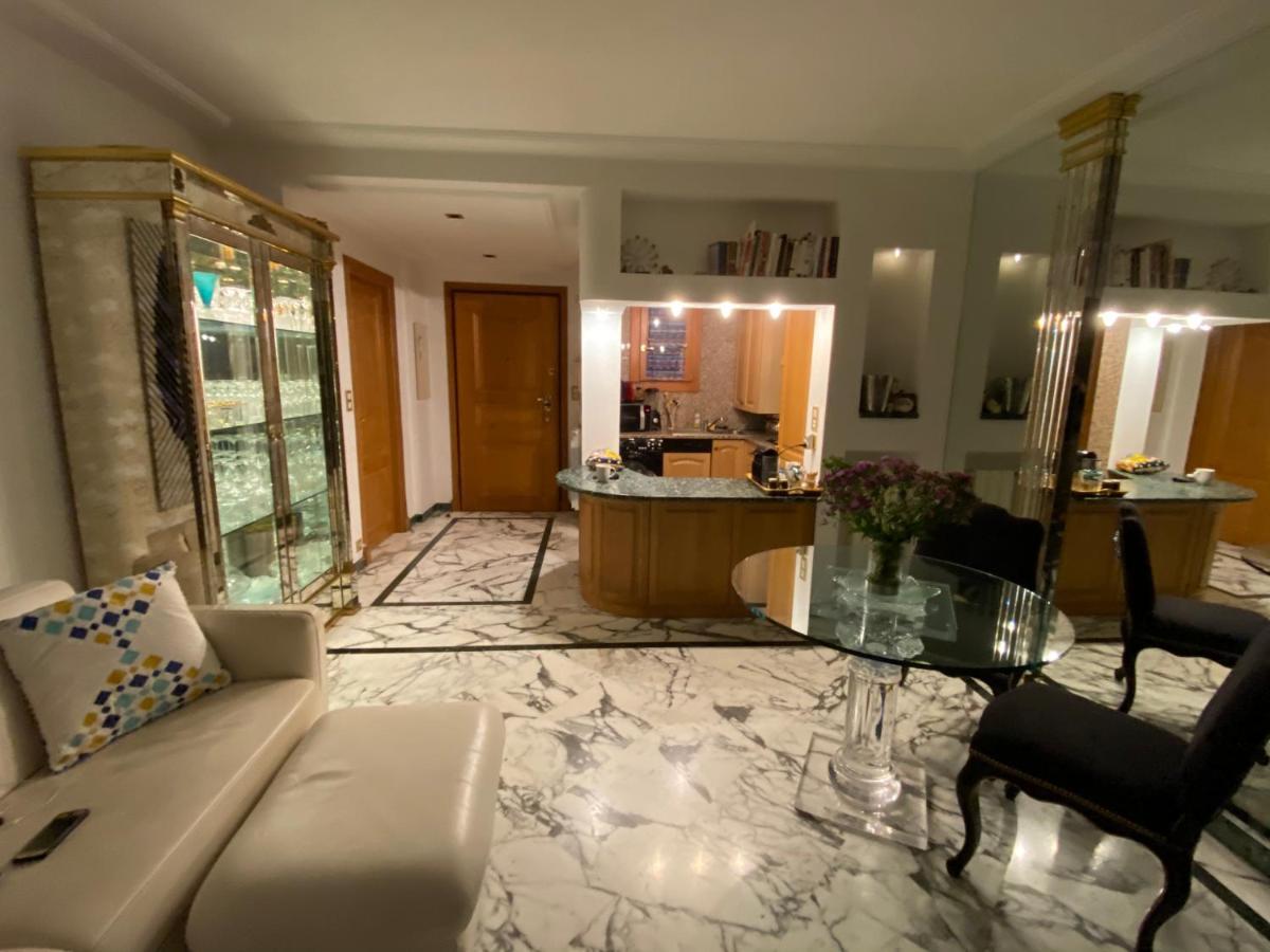 Sunny Panoramic Balcony Apartment Eze Bagian luar foto