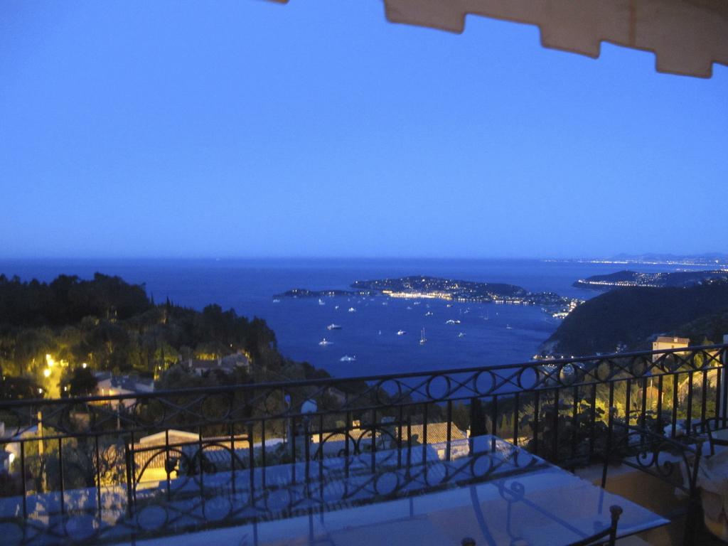 Sunny Panoramic Balcony Apartment Eze Bagian luar foto