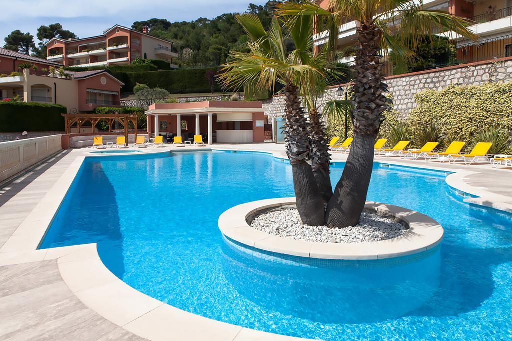 Sunny Panoramic Balcony Apartment Eze Bagian luar foto